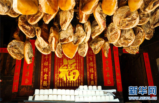 腌制诺邓火腿，离不开独特的诺邓钾盐。