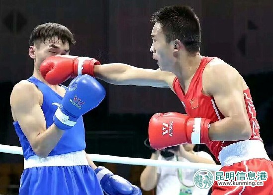 曲靖小伙山俊夺得云南拳击首枚全运会金牌