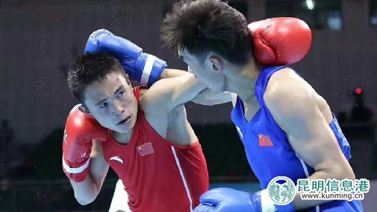 曲靖小伙山俊夺得云南拳击首枚全运会金牌
