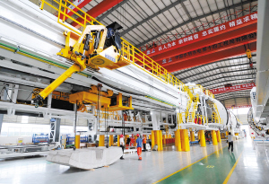 中铁电建重型装备制造有限公司盾构总装车间。 中铁电建重型装备制造有限公司盾构总装车间。