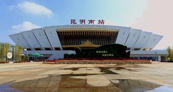 呈贡是国家高铁门户