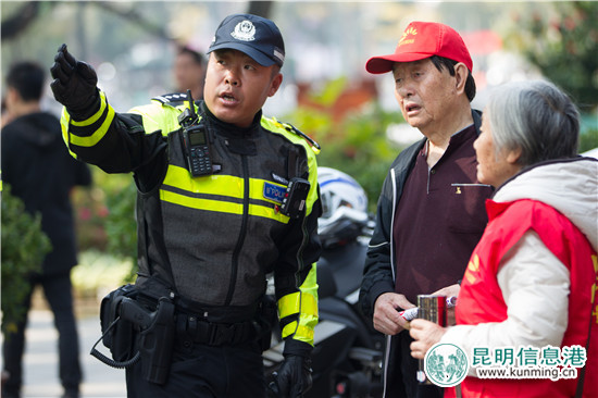 春城骑警 昆明一张亮丽的名片 春城骑警 昆明一张亮丽的名片