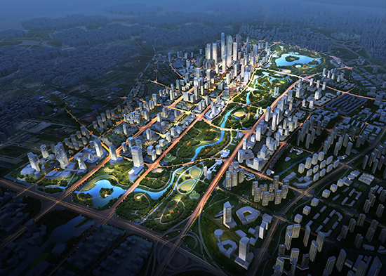 昆明巫家坝城市新中心项目效果图。供图