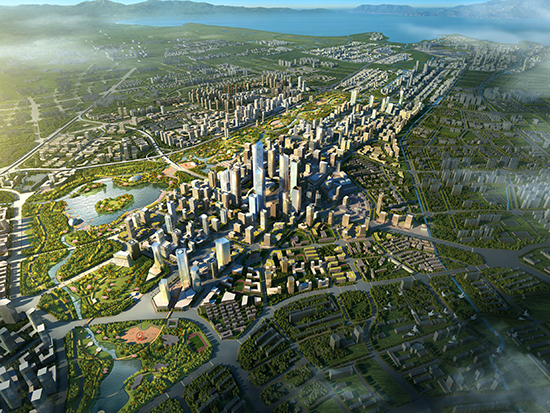 昆明巫家坝城市新中心项目效果图。供图