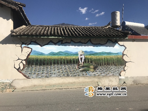 文化墙扮靓福库村