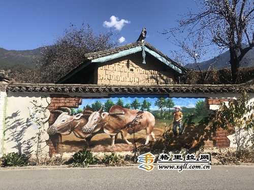 文化墙扮靓福库村