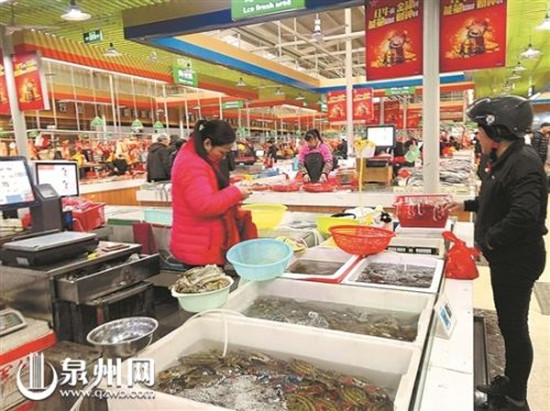 春节期间 泉州市“菜篮子”货丰量足 春节期间 泉州市“菜篮子”货丰量足
