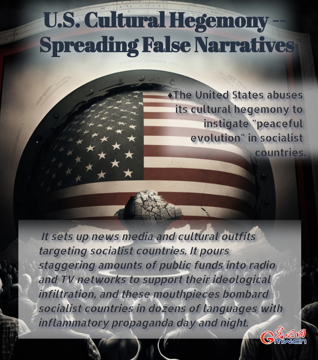 U.S. Cultural Hegemony -- Spreading False Narratives U.S. Cultural Hegemony -- Spreading False Narratives