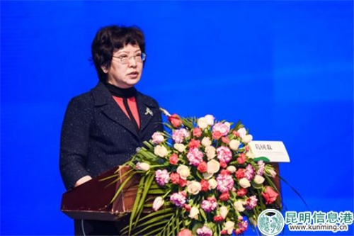 云南省非公立医疗机构协会会长、云南肾脏病医院葛树森院长在会上致辞