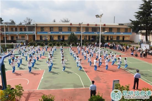 戒毒人员太极拳汇报表演。