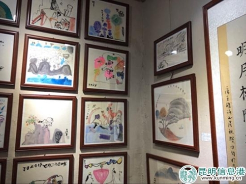 展出的部分作品