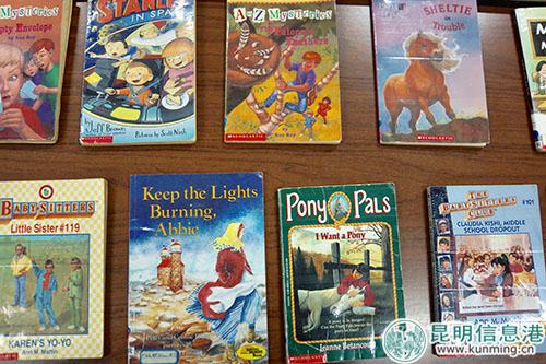 内容丰富有趣的英语书 记者苏雯芊 摄 内容丰富有趣的英语书 记者苏雯芊 摄