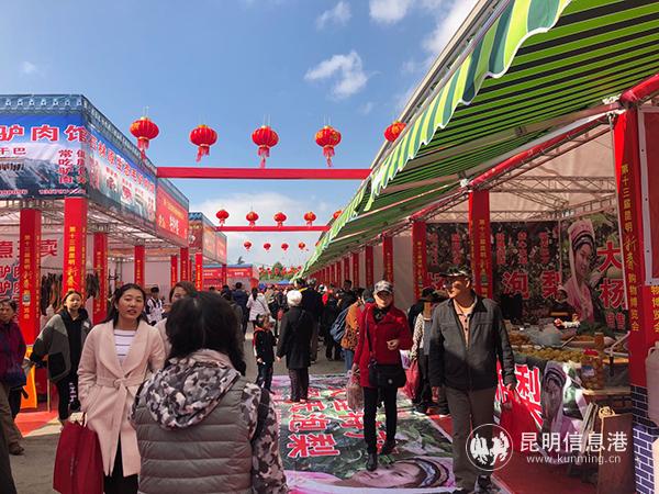 室外南广场汇聚众多小吃。