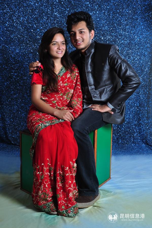 杨星与男友的合照。