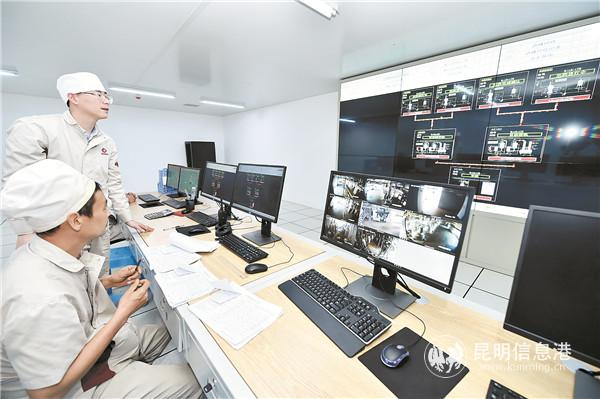 昆明中药厂高新厂区。记者王俊星摄