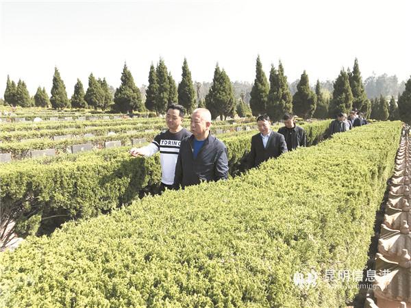 市殡仪馆开展清明节安全大检查。李可摄影