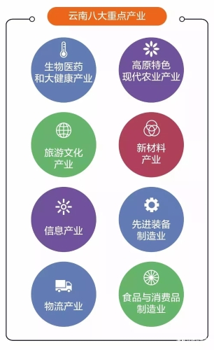 云南八大重点产业