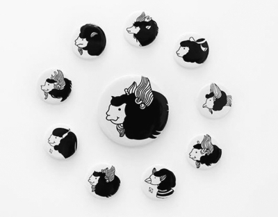 文化创意科技产品类“太和殿小兽系列胸章” 文化创意科技产品类“太和殿小兽系列胸章”