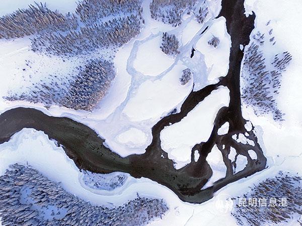 张志刚13888041315《泼墨神仙湾》2018.12 新疆喀纳斯