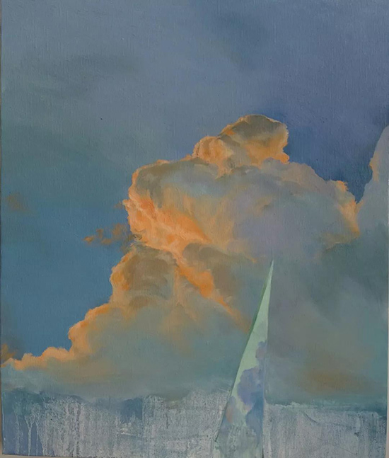 （张薇）《夜以祭日》布面油画-50cm-x-60cm-2019年