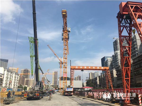 火车北站站点施工现场2 火车北站站点施工现场2