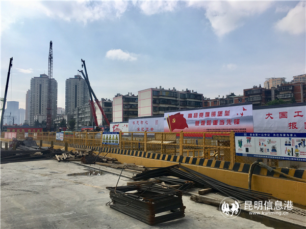 火车北站站点施工现场1 火车北站站点施工现场1