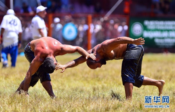 (国际)(5)独具魅力的土耳其橄榄油摔跤