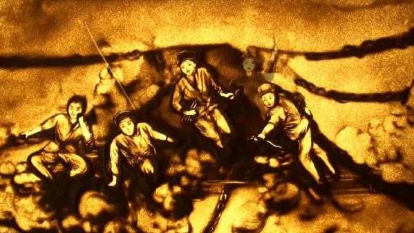 【沙画】走好奔向美好生活的新长征路