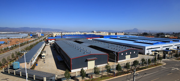 嵩明杨林经济技术开发区一角。