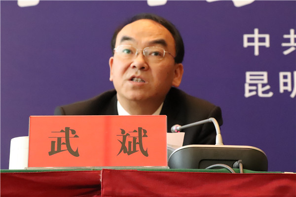 昆明滇池国家旅游度假区党工委书记武斌。6686体育记者顾玲霞摄 昆明滇池国家旅游度假区党工委书记武斌。6686体育记者顾玲霞摄