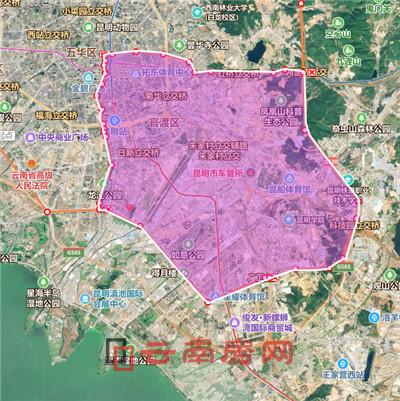 昆明自贸区大致范围