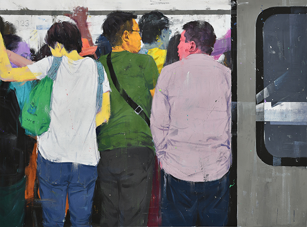 水彩  张小东 姚青《浮华掠影9》100×140cm