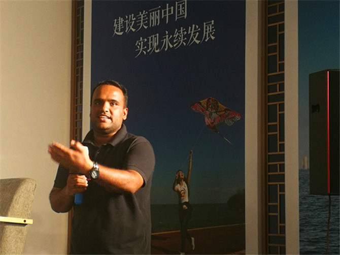 7 Kabir Md Alamgir在发表自己的观点。供图