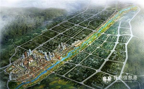 沙河小镇鸟瞰效果图