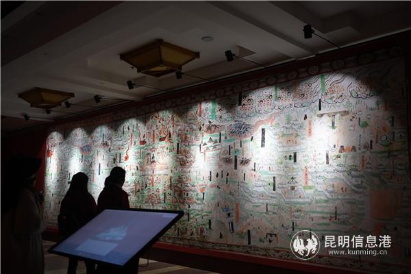 敦煌壁画艺术精品展12月6日正式开展。