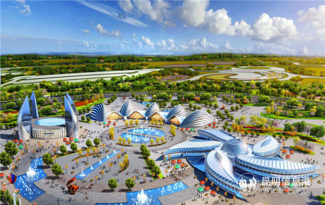 现代博物馆群效果图