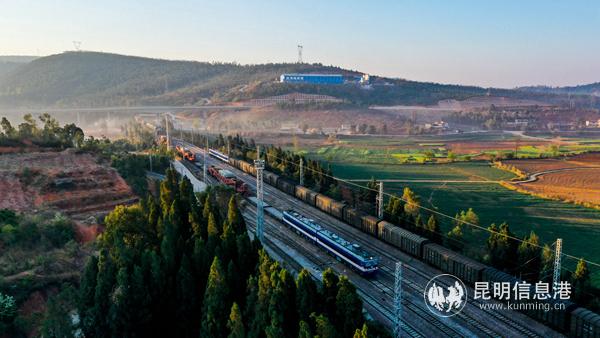 3月15日添加到日历8时许，一列装载着6台特殊大型设备的专列，抵达云南省楚雄州大德火车站。