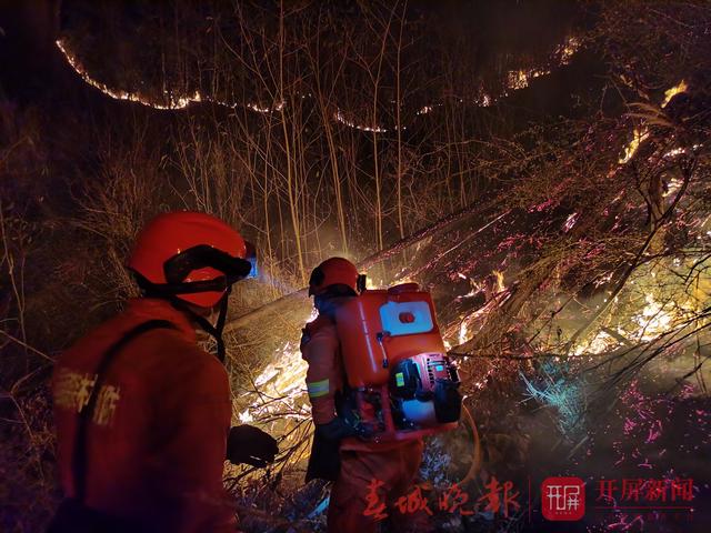 大理南涧森林火灾