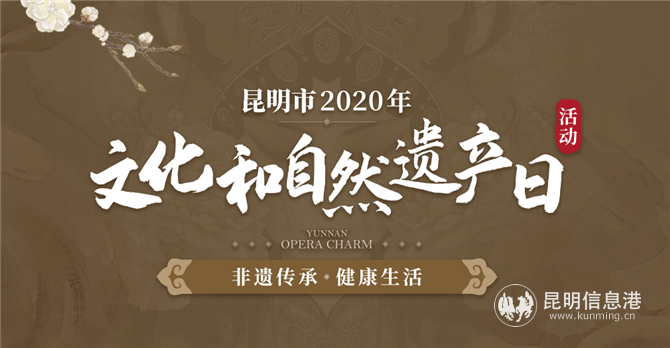 昆明市2020年“文化和自然遗产日”活动网络专题截图。