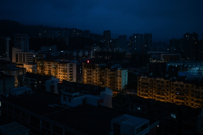 2020年11月23日，黎明时分的福建省三明城区。