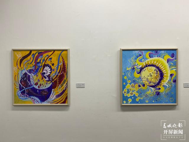 昆明12岁少年办画展 “吴画不说”吴伟迪油画展开展