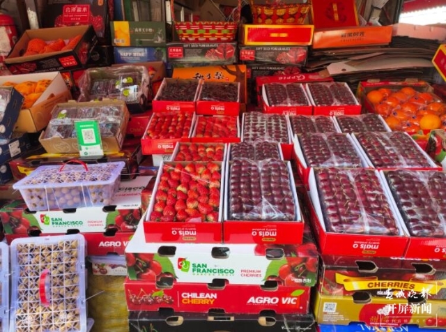 昆明车厘子（开屏新闻记者 孙江荭 摄）
