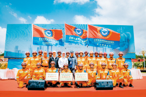 2021年5月，昆明市组织3支应急救援队伍参加COP15应急救援技能竞赛。供图