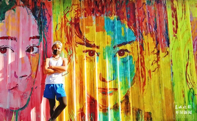 西双版纳曼勒“美术村”:一个被涂鸦艺术改变的村庄(景洪市融媒体中心 供图)