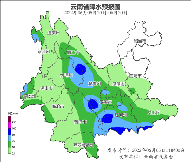 未来3天云南大部有雨，这些地方还有强对流天气...