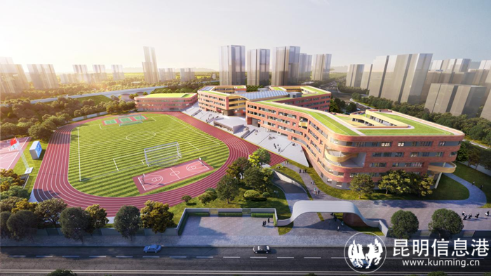 云大附中西山学校效果图1