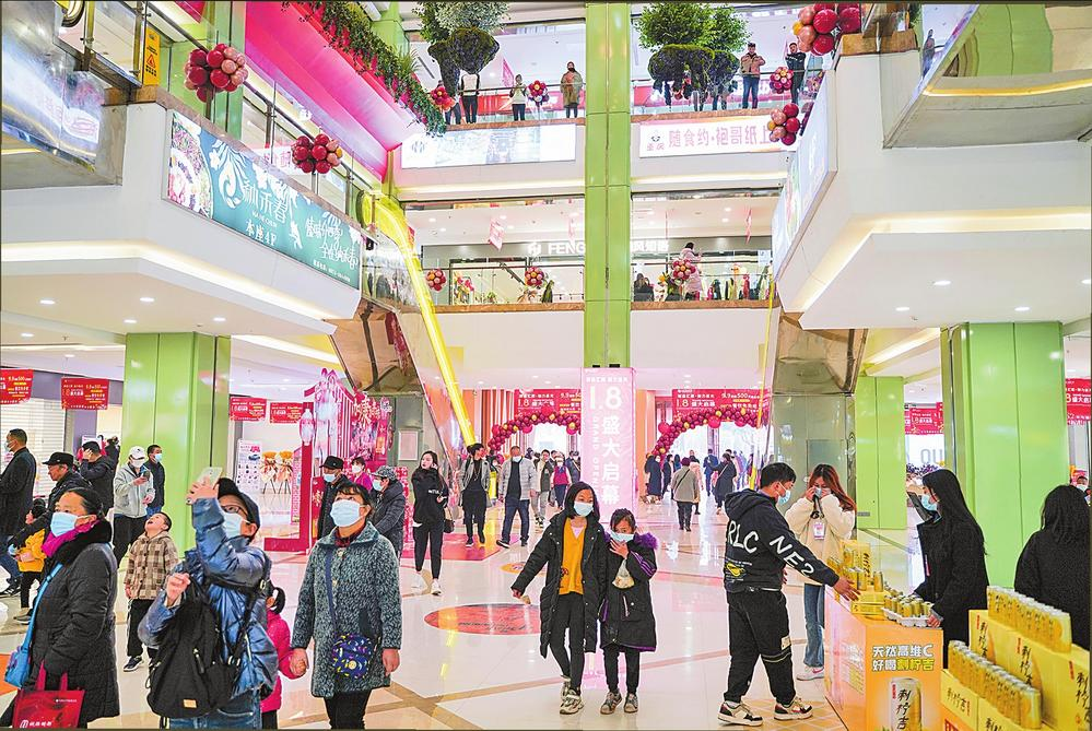 万道星光商业综合体 本报记者 张雯 摄 万道星光商业综合体 本报记者 张雯 摄