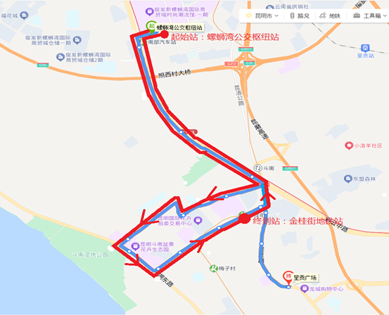 （采访传编辑）出行更便捷！昆明11条公交线路12月1日起调整 1.jpg