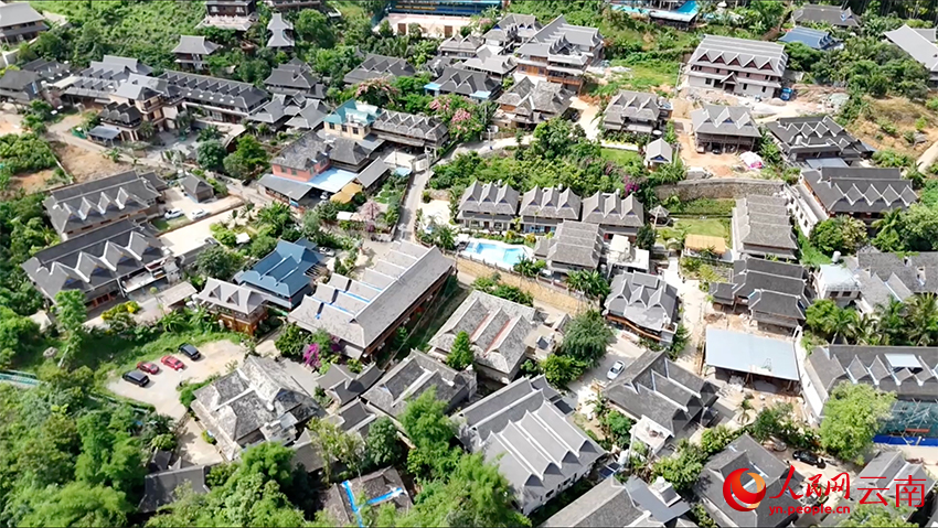 曼贺纳古寨航拍图。杨林凯-摄