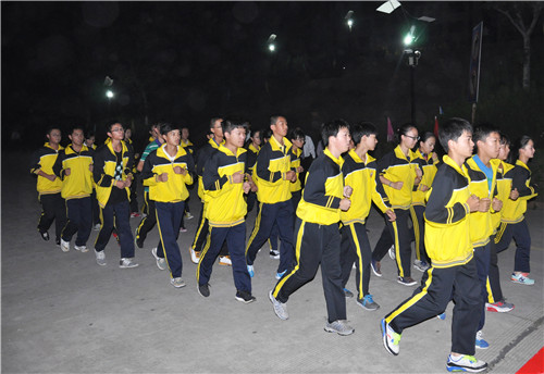 跑晚操